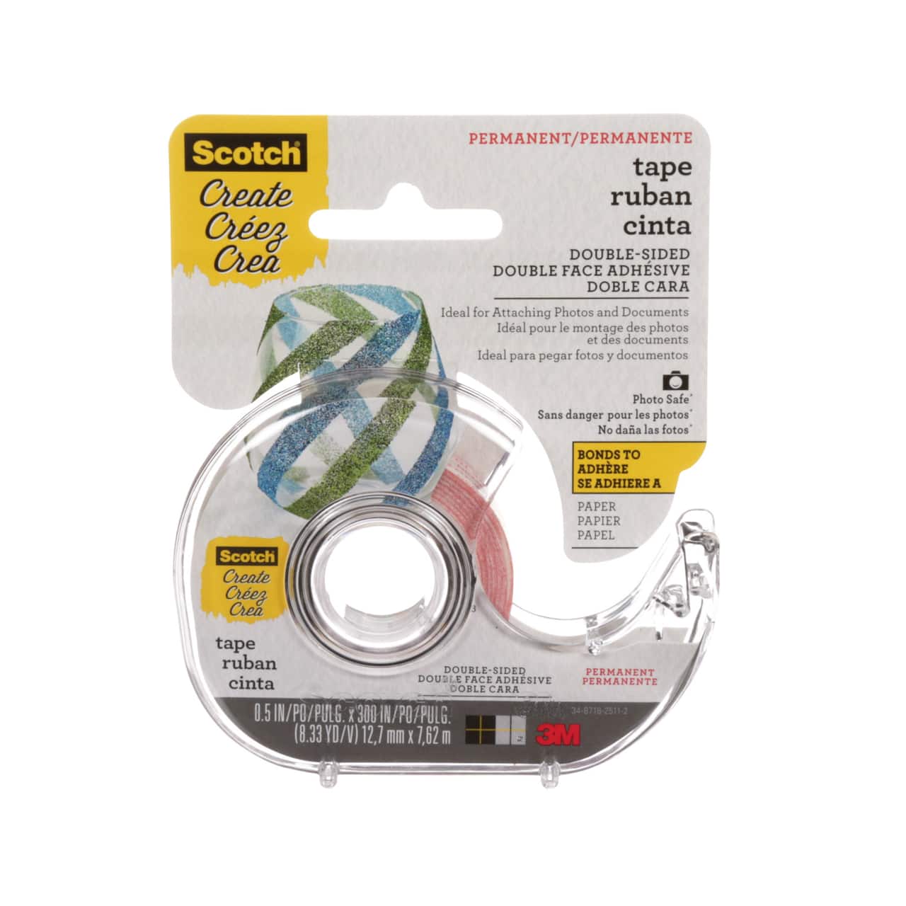 Scotch® Acid-Free Photo and Document Tape, 1/2"